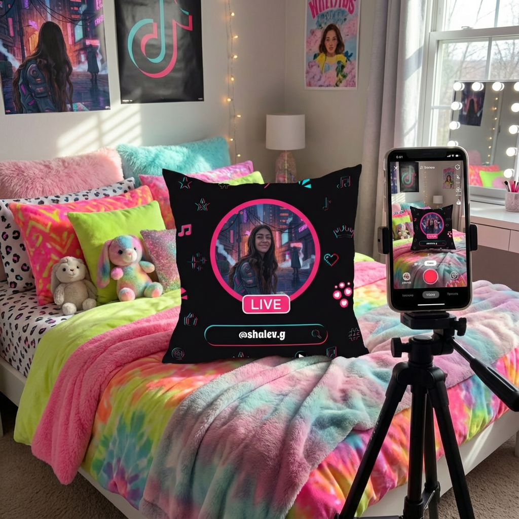 כרית נוי פרימיום בהתאמה אישית מלאה – הדמיה אונליין וייצור B2B