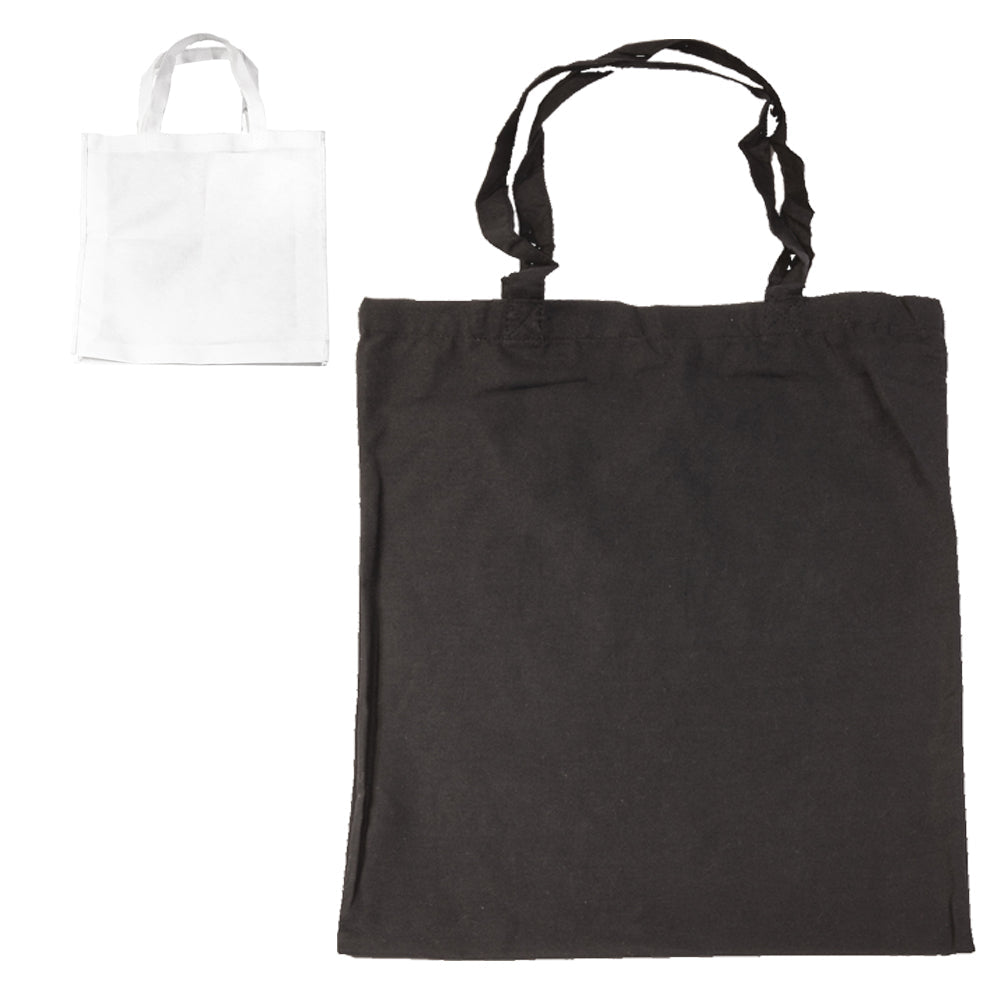 תיק לכנסים ממותג - כותנה לבן