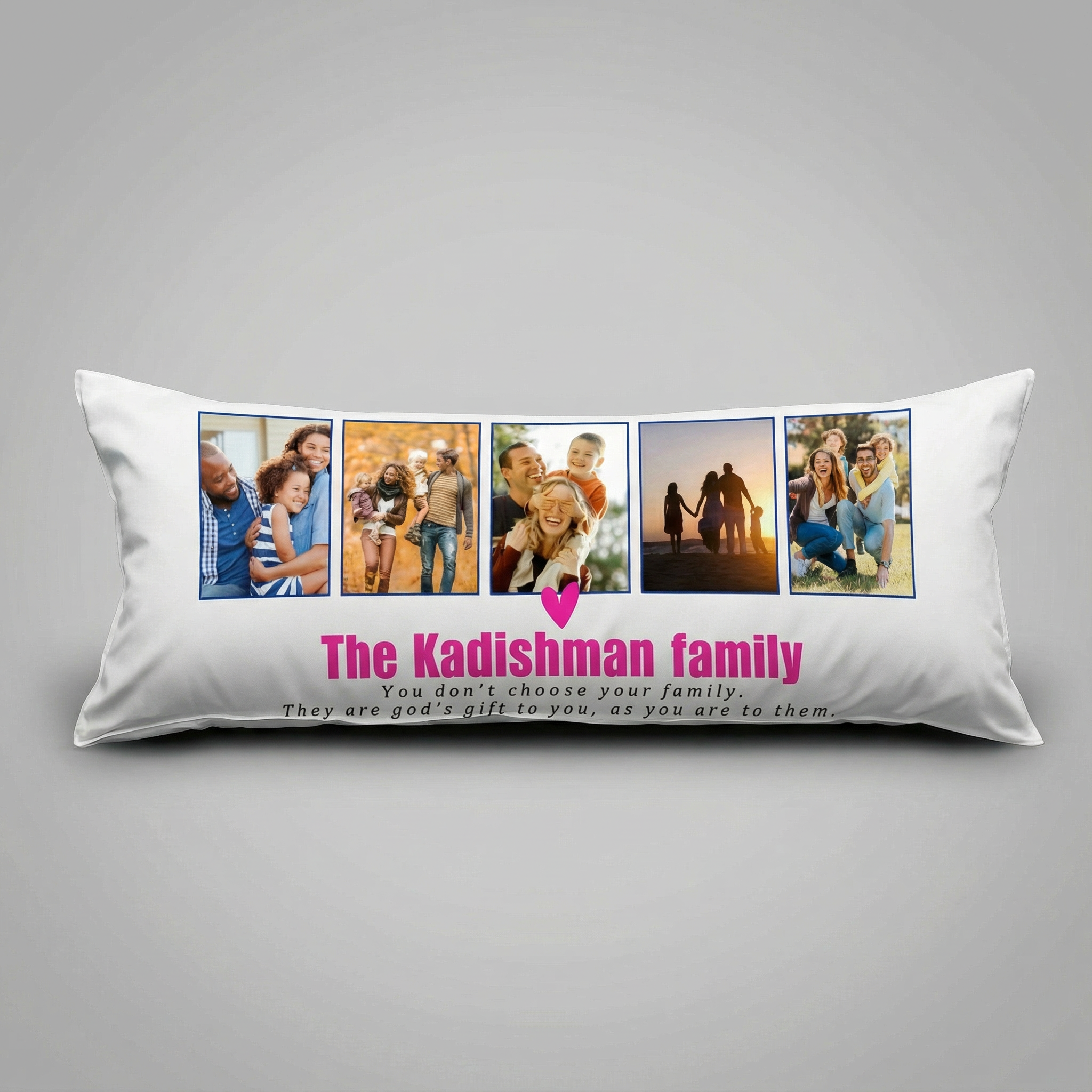 כרית מאורכת מלבנית בהדפסה מלאה (All-Over Print)