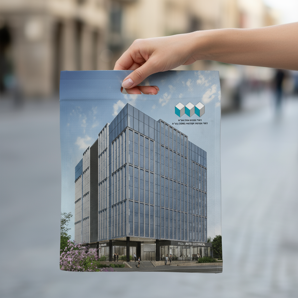 תיק אלבד ידית ממותג בצבע מלא