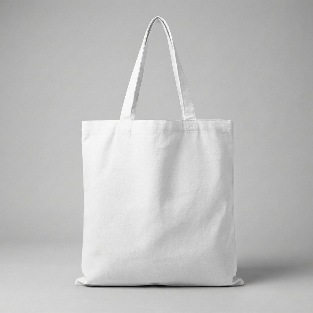 תיק לכנסים ממותג - כותנה לבן