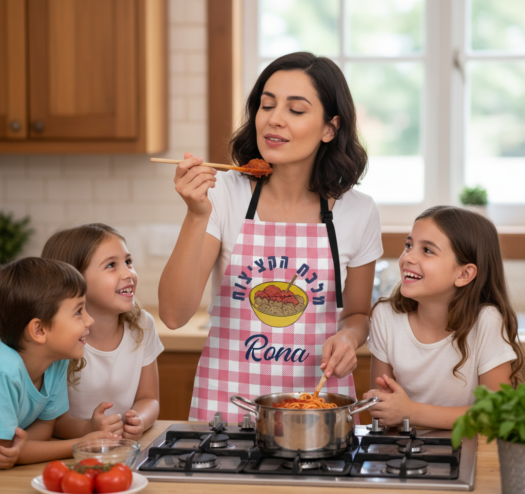 סינר מעוצב בהתאמה אישית