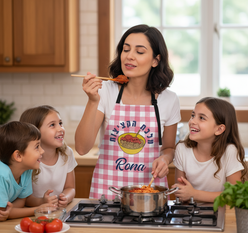 סינר מעוצב בהתאמה אישית