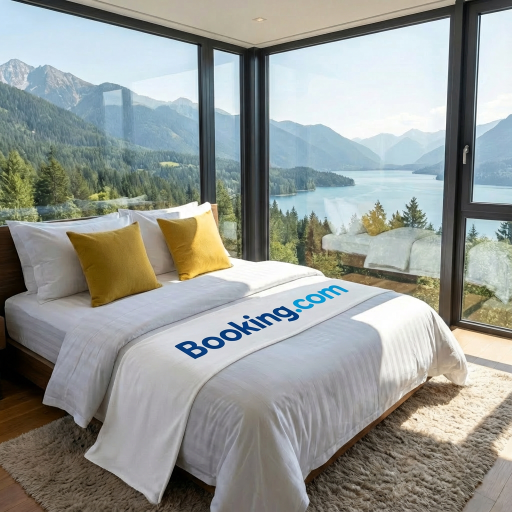 ראנר בד ממותג פרסונלי למיטת מלון