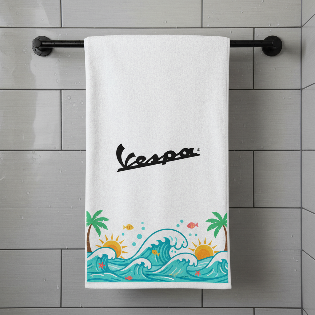 מגבת פוליאסטר ממותגת בעיצוב אישי